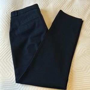 Navy Banana Republic Curvy Sloane Pants